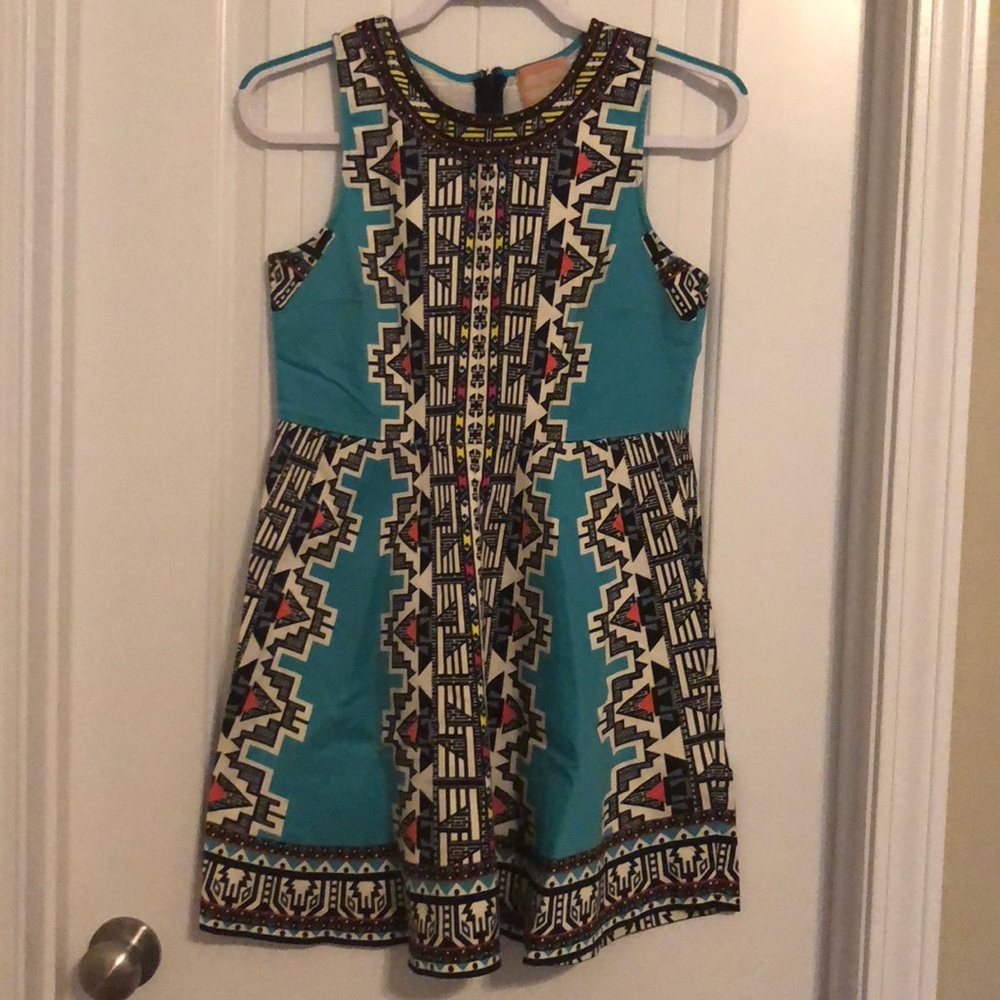 Tribal print dress